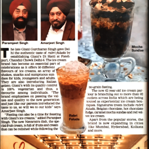 Over 50 Flavours of Ice Cream at Giani's